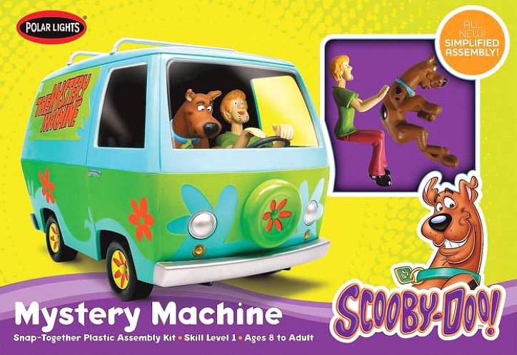 Polar Lights ScoobyDoo Mystery Machine 1/25 Model Kit (Level 1)