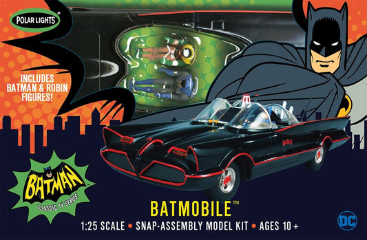 Polar Lights 1966 Batmobile (Snap) 1/25 Model Kit (Level 2)