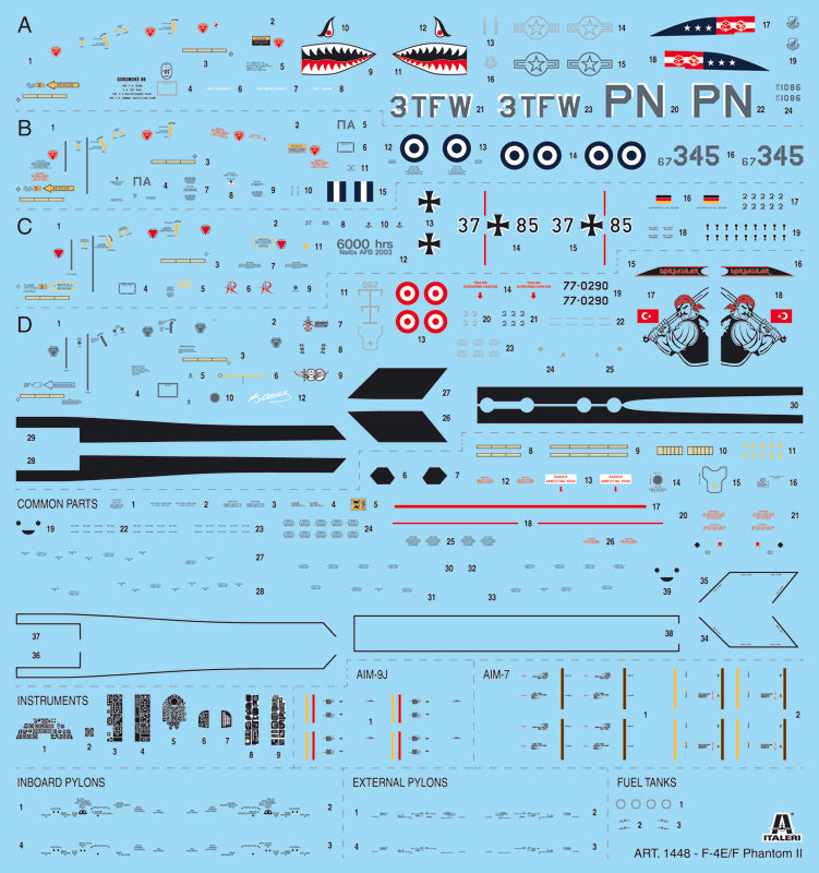 1:72 MCDONNELL DOUGLAS0 F-4E/F PHANTOM II