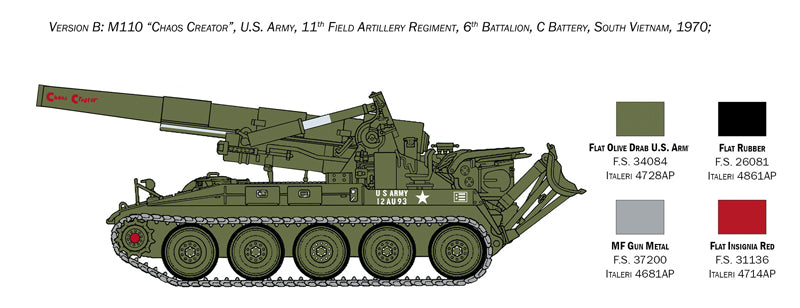 1:35 M110 SELF PROPELLED HOWITZER