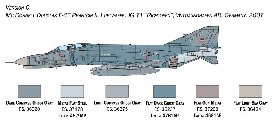 1:72 MCDONNELL DOUGLAS0 F-4E/F PHANTOM II