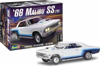 RMX4520   —  1/24 1966 Chevrolet Malibu SS Car (2 in 1)