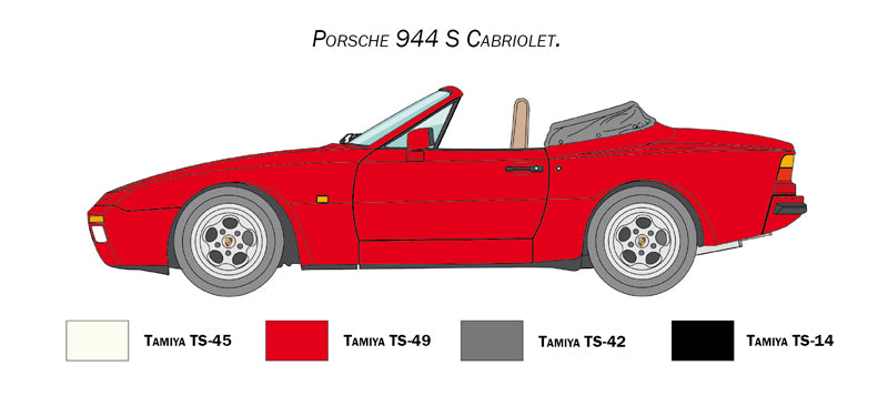 1:24 PORSCHE 944 S CABRIO