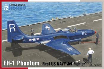 SHY72332   —  1/72 FH1 Phantom First US Navy Jet Fighter (New Tool) (AUG)