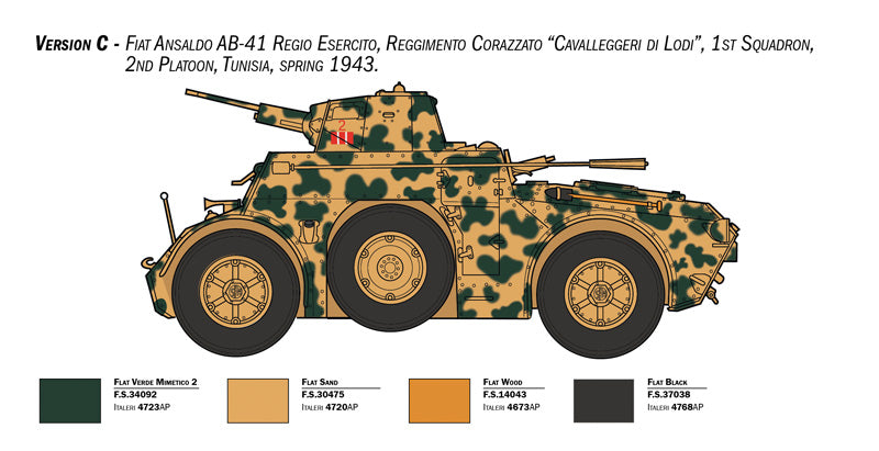 1:35 AB 41 W BERSAGLIERI ITALIAN INFANTRY