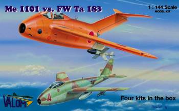 VLM14401   —  1/144 Me 1101 vs FW Ta 183 (four kits)