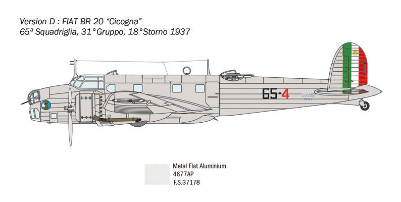 1:72 FIAT BR.20 CICOGNA BATTLE OF BRITAIN